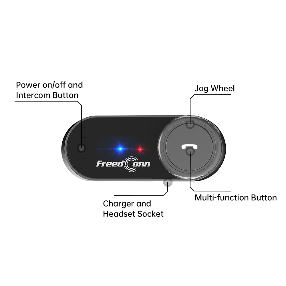 Motorcycle Helmets - FreedConn T-COM V6 バイク用ヘルメット Bluetooth インターコム
