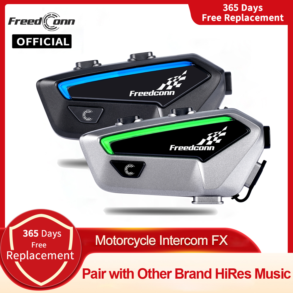 Universal Motorcycle Helmet Intercom Headset - オートバイインターホン Bluetooth ヘルメットヘッドセット Freedconn FX 10