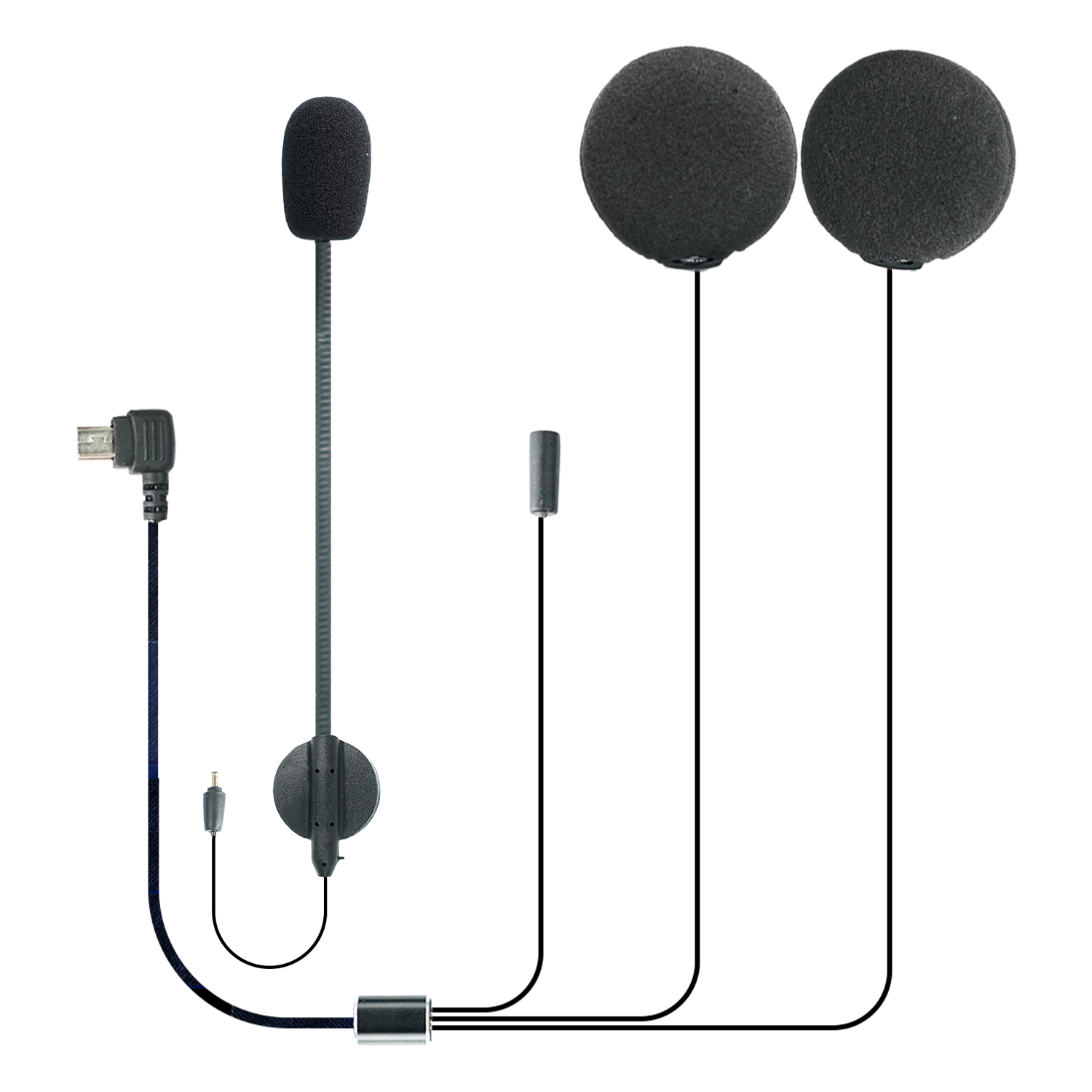 Fodsports マイクスピーカーイヤホン クリップ付き  - Universal Motorcycle Helmet Intercom Headset のレビューと価格