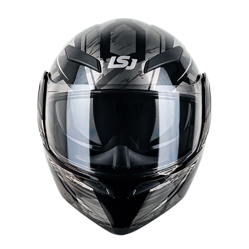 デュアルバイザー付きモジュラーフリップアップオートバイヘルメ - Modular Flip Up Motorcycle Helmet Dot Approved のレビューと価格