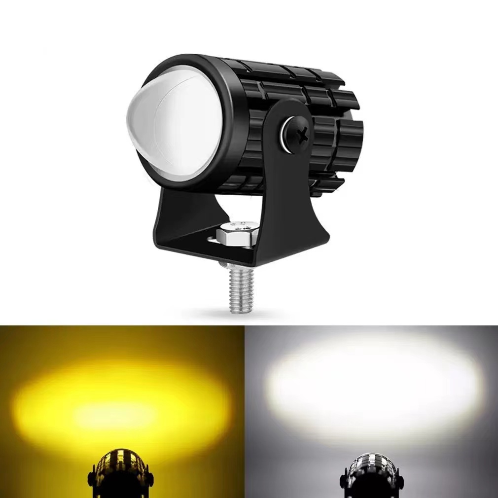 ユニバーサルオートバイLEDヘッドライト、ATVスクーター運 - Universal Motorcycle Led Headlight Projector のレビューと価格