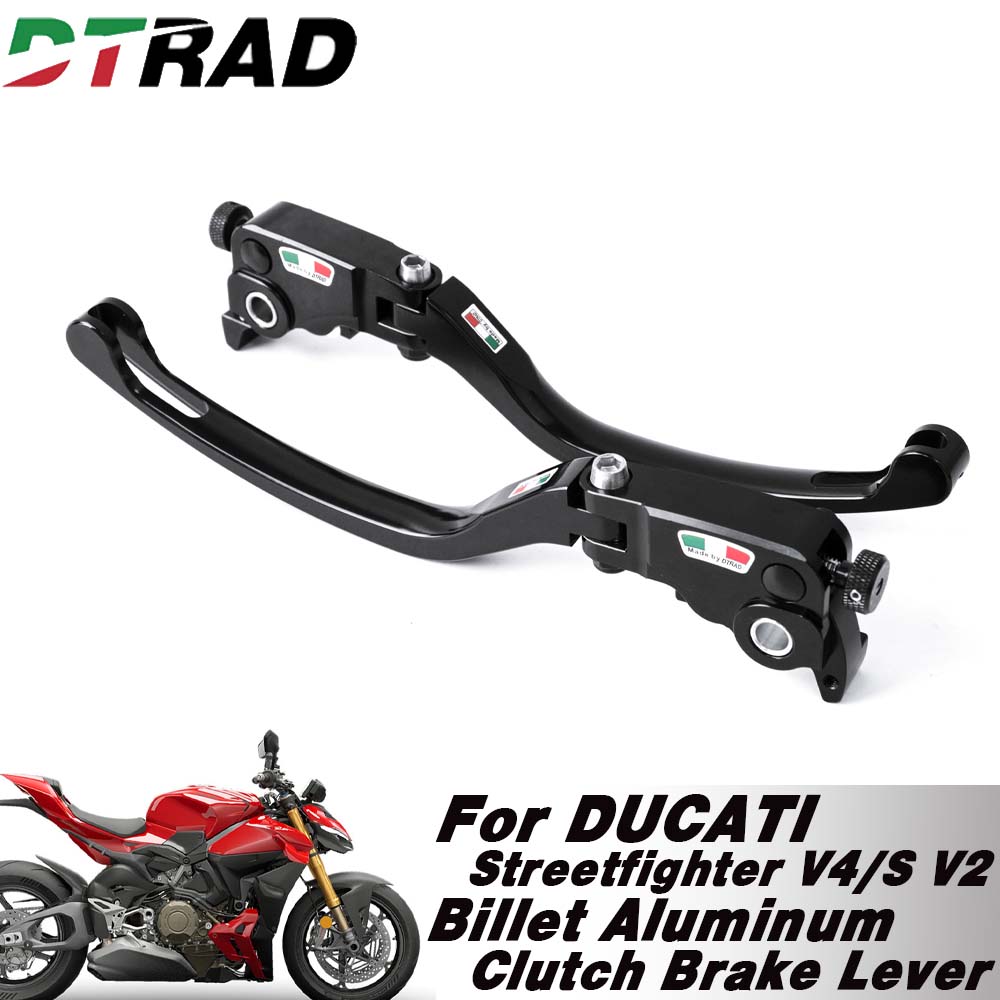 ドゥカティ パニガーレ/ストリートファイター V4/S V2 - Cnc Aluminum Adjustable Brake Clutch Levers のレビューと価格