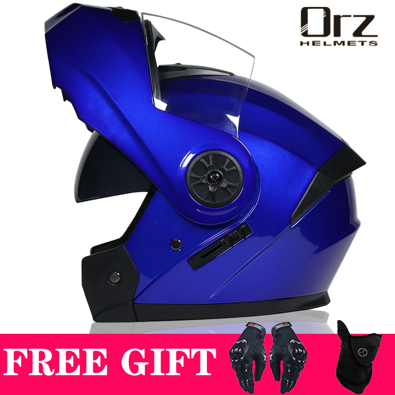 最新のDOT承認済み安全モジュール式フリップオートバイヘルメ - Dual Visor Motorcycle Racing Helmet のレビューと価格