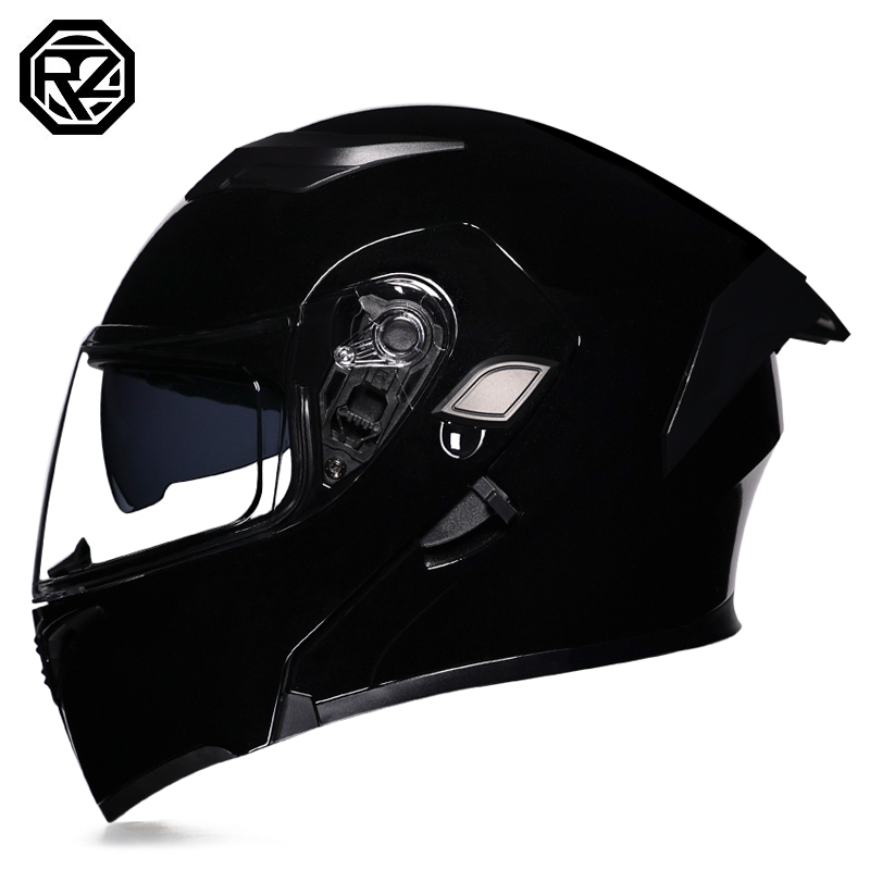 ORZ オートバイヘルメット ダブルバイザー モジュラーフリ - Modular Flip Up Motorcycle Helmet Dot Approved のレビューと価格