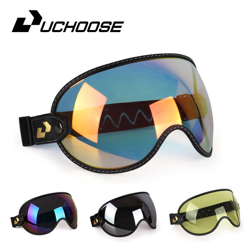 Uchoose-オープンフェイスのオートバイ用ヘルメット,レ - Vintage Open Face Retro Helmet のレビューと価格