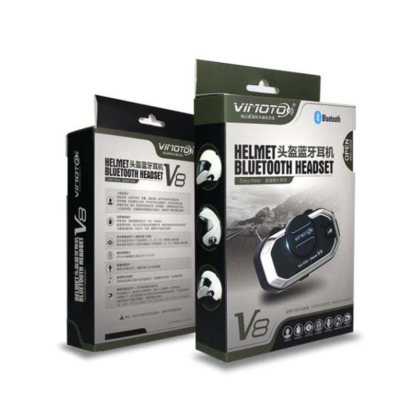 Vimoto V8 オートバイヘルメットヘッドセット Blu - Full Face Motorcycle Helmet With Bluetooth のレビューと価格
